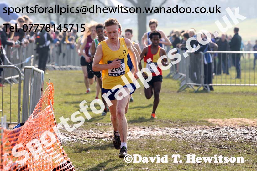 Mens under-20s 2016 Inter Counties Cross Country Champs. and Cross Challenge Final, Cofton Park, Birmingham. Photo: David T. Hewitson/Sports for All Pics
